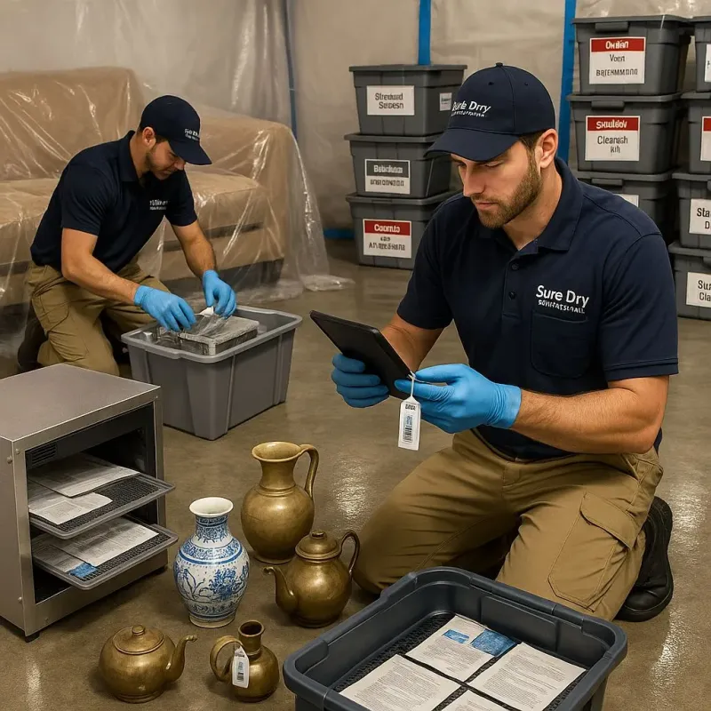 Content Protection and Restoration process in Inwood, NY